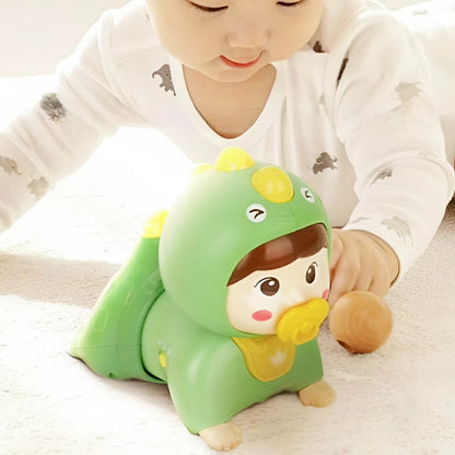 Crawling Baby Doll Toy with Music Light Interactive Educational Walking Dancing Sensory Toys Tummy Time Educational Toy For Toddlers