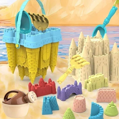 Creative Beach Sand Toy Set with Durable and Portable, Safe Fun for Ages 3+