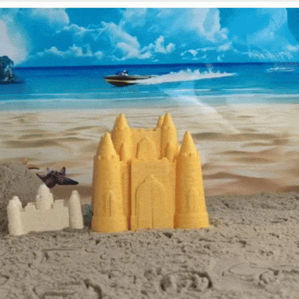 Creative Beach Sand Toy Set with Durable and Portable, Safe Fun for Ages 3+