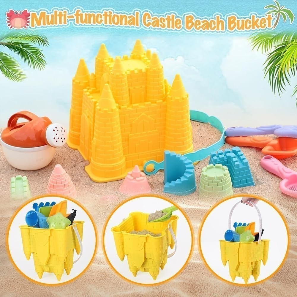 Creative Beach Sand Toy Set with Durable and Portable, Safe Fun for Ages 3+