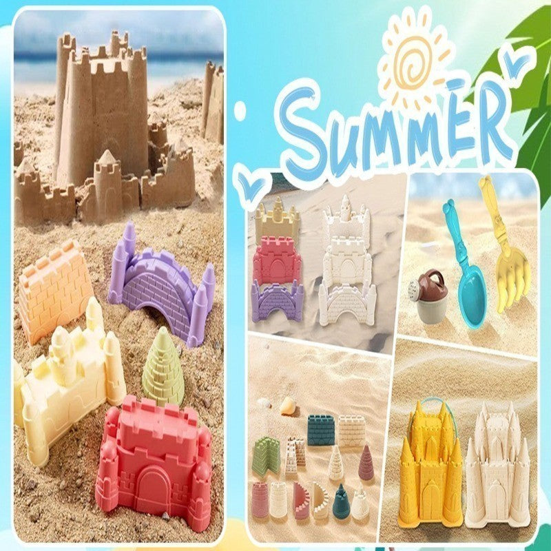 Creative Beach Sand Toy Set with Durable and Portable, Safe Fun for Ages 3+