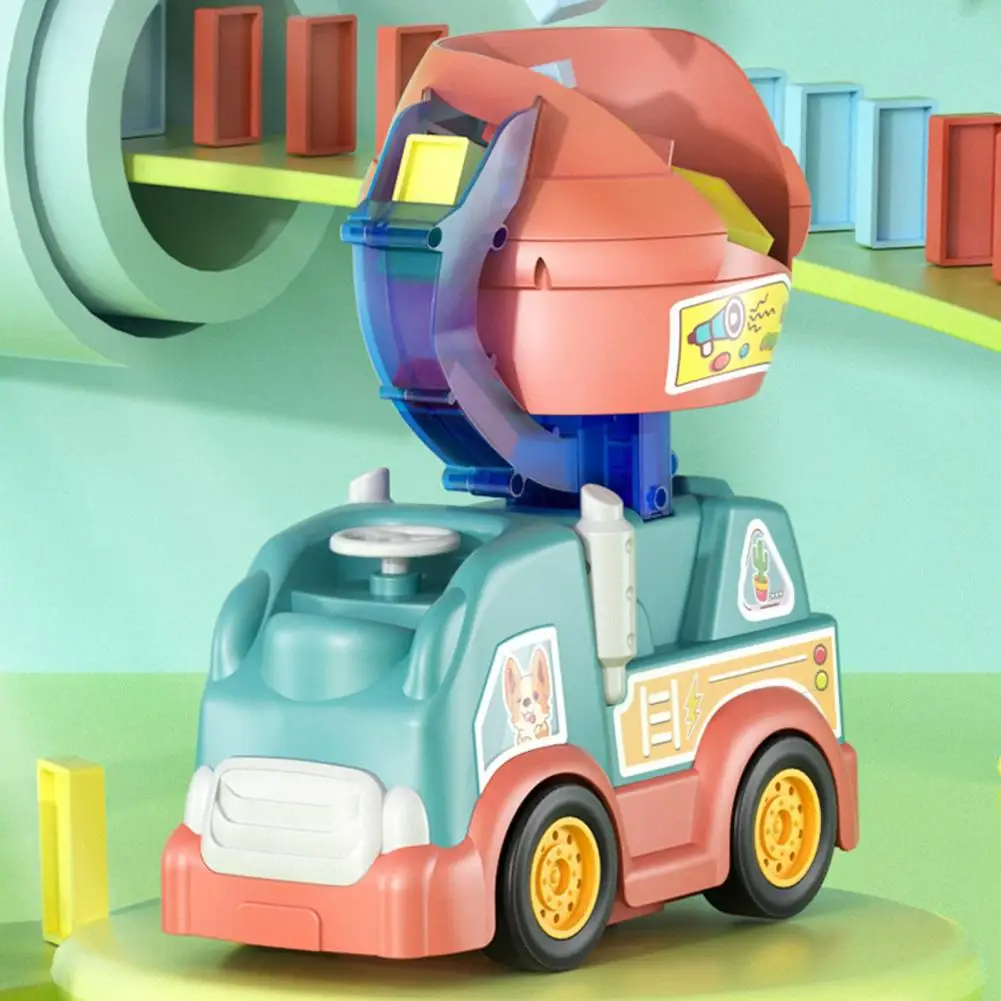 Creative Domino Train – Automatic Laying Domino Toy with Colorful Bricks, Safe for Ages 1+