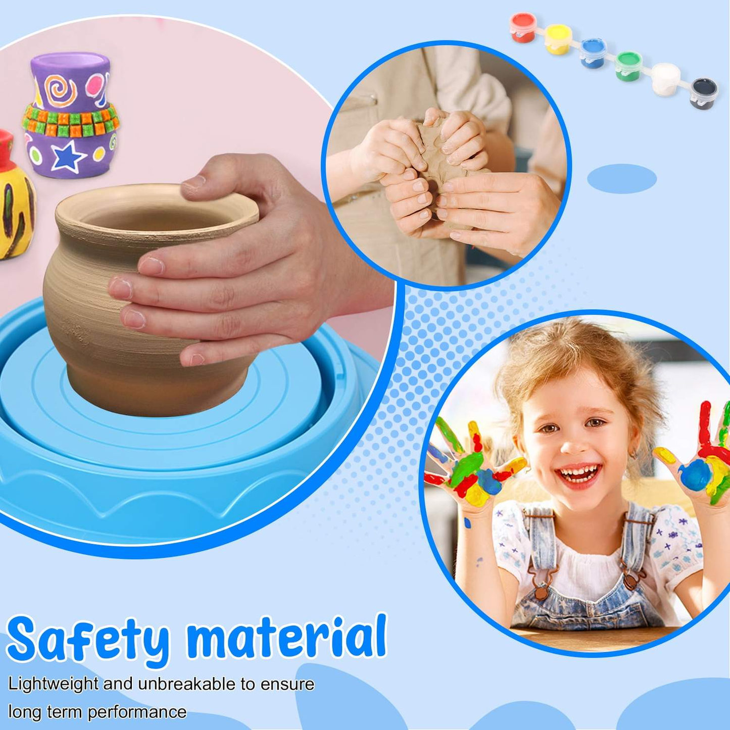 Creative Pottery Studio for Kids – DIY Clay Art Craft Kit