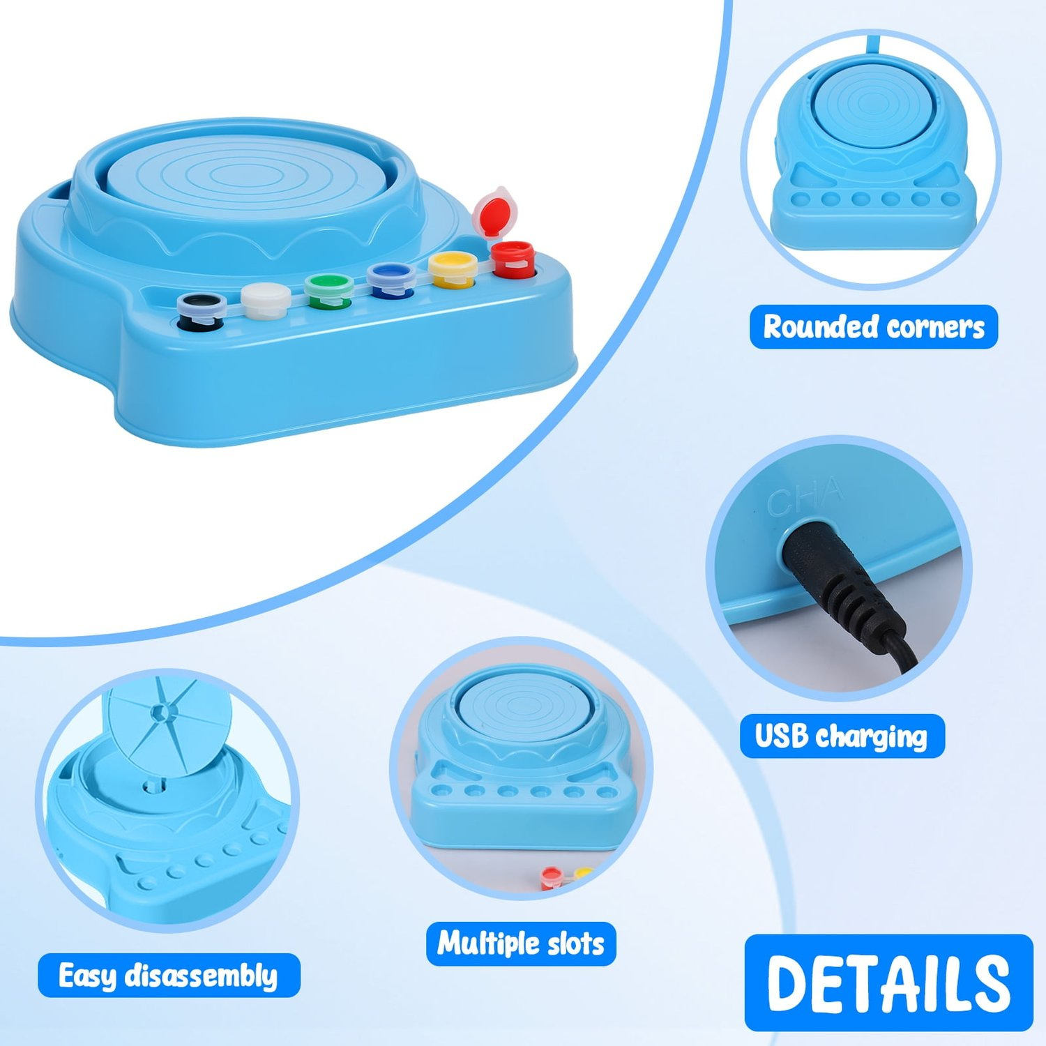 Creative Pottery Studio for Kids – DIY Clay Art Craft Kit