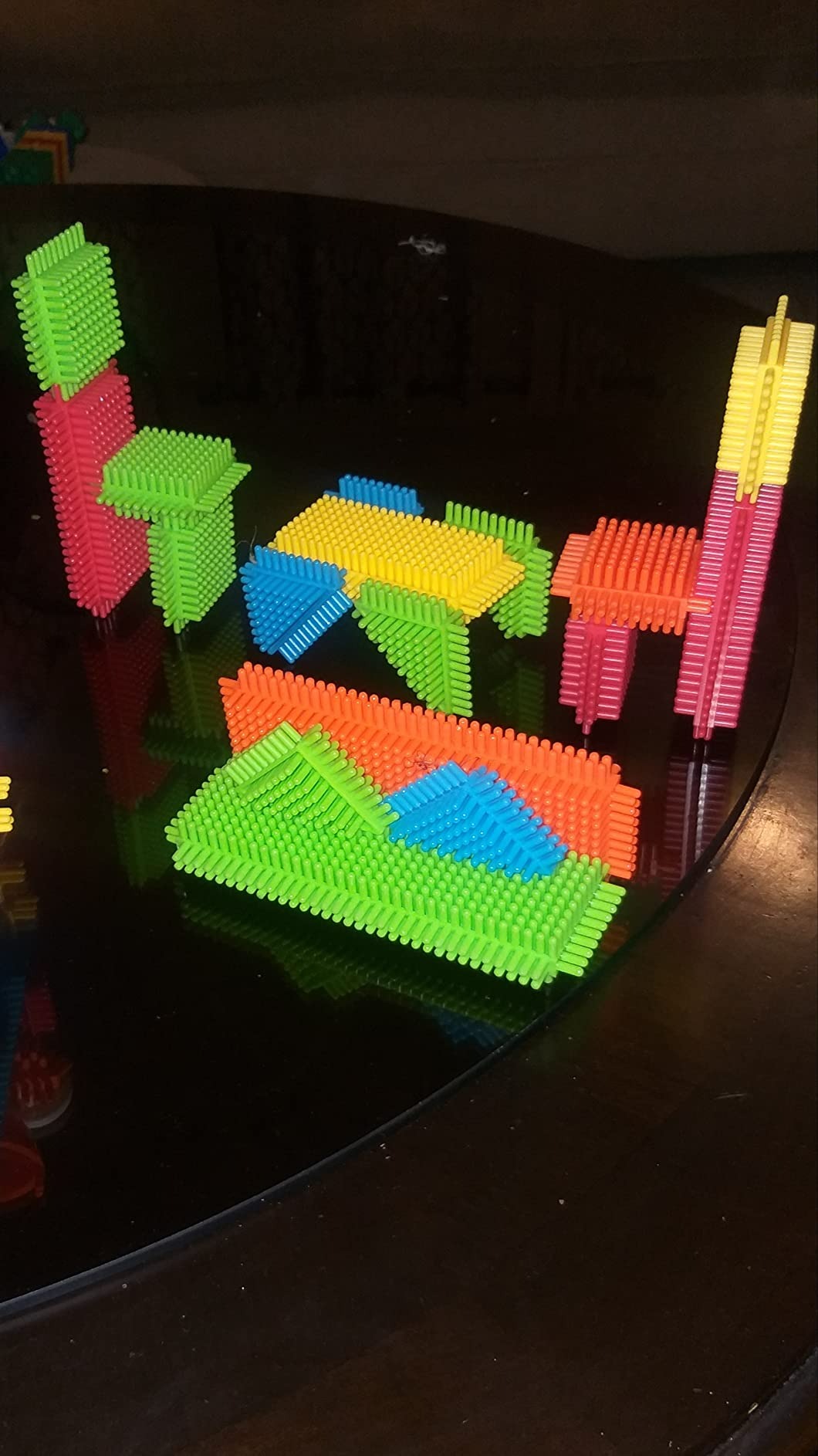 DIY Bristle Building Blocks with Creative STEM Construction Set for Kids, Easy to Build, Safe for Ages 3+