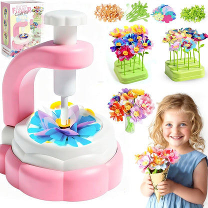 DIY Fabric Flower Bouquet Toy with Complete Craft Kit – Develops Hands-On Skills, Safe for Ages 3+