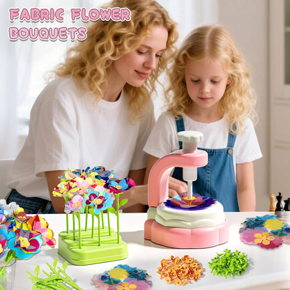 DIY Fabric Flower Bouquet Toy with Complete Craft Kit – Develops Hands-On Skills, Safe for Ages 3+