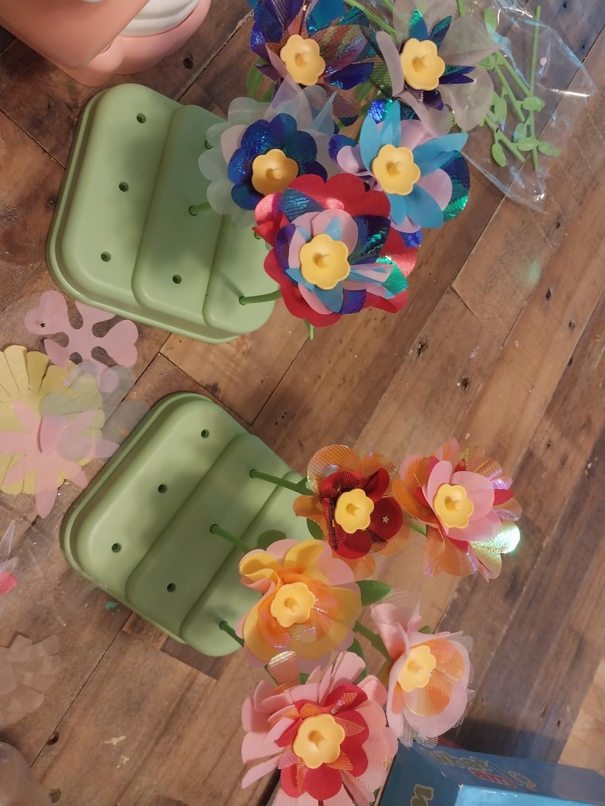 DIY Fabric Flower Bouquet Toy with Complete Craft Kit – Develops Hands-On Skills, Safe for Ages 3+