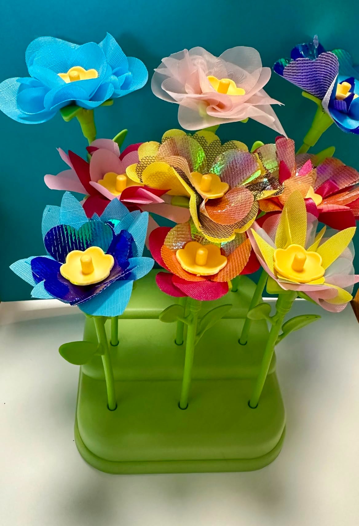 DIY Fabric Flower Bouquet Toy with Complete Craft Kit – Develops Hands-On Skills, Safe for Ages 3+