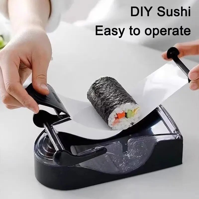 DIY Kitchen Sushi Maker Roller With Secure Hold, Tight Even Rolls, Easy to Assemble, Compact Design