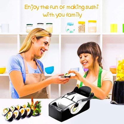 DIY Kitchen Sushi Maker Roller With Secure Hold, Tight Even Rolls, Easy to Assemble, Compact Design