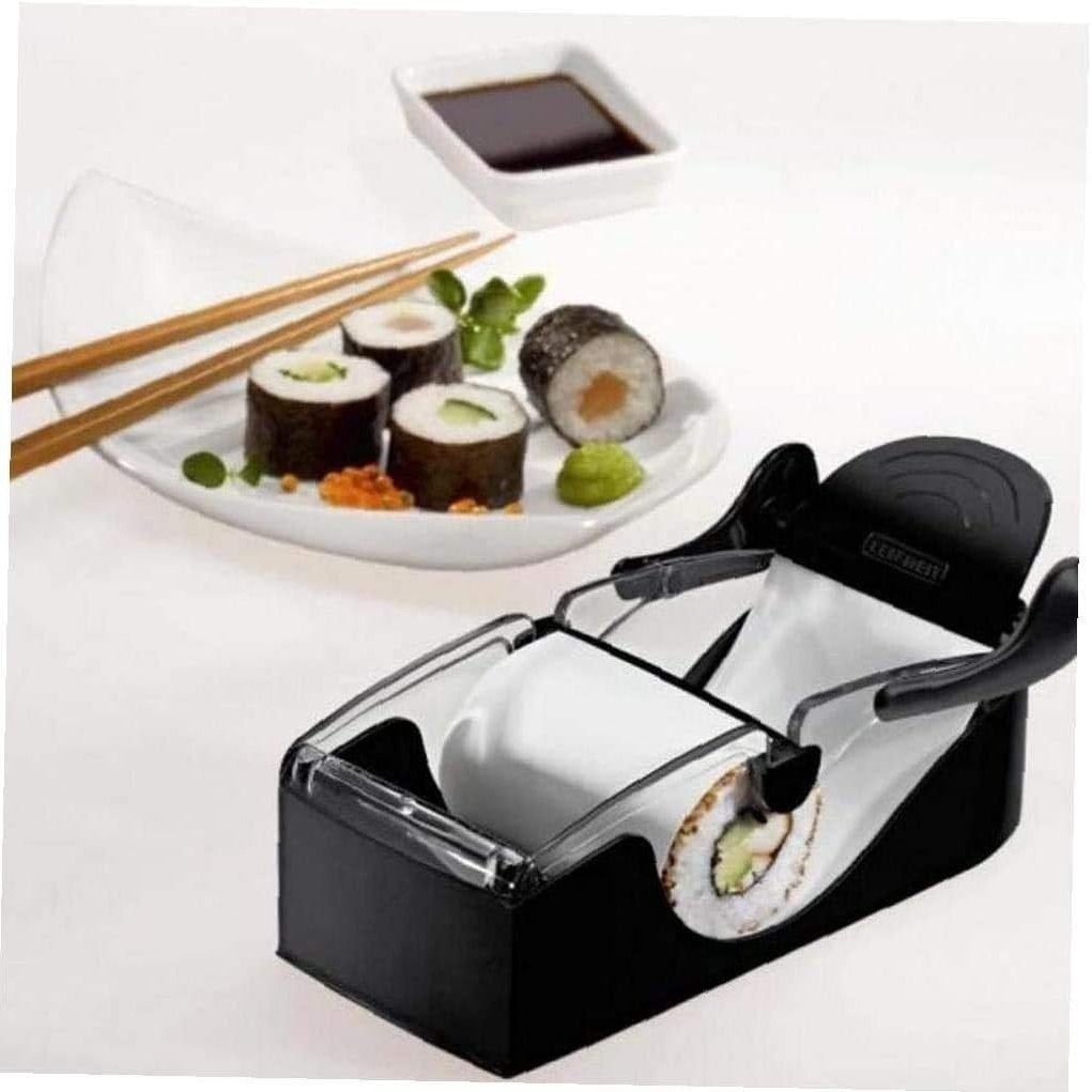 DIY Kitchen Sushi Maker Roller With Secure Hold, Tight Even Rolls, Easy to Assemble, Compact Design