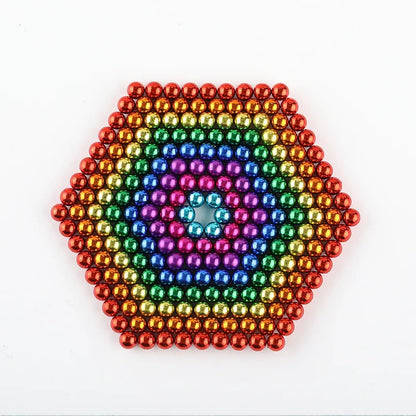 DIY Magnetic Cube With 216Pcs 5mm, Increase Logical Thinking, Stress Relief, Safe for 6+