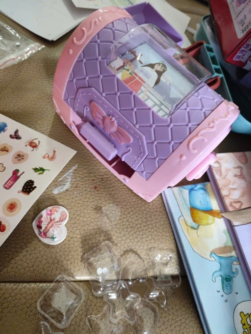 DIY Sticker Maker – Create Your Own 3D Stickers Toy Kit with Strap, No Batteries Required, Safe for Ages 3+