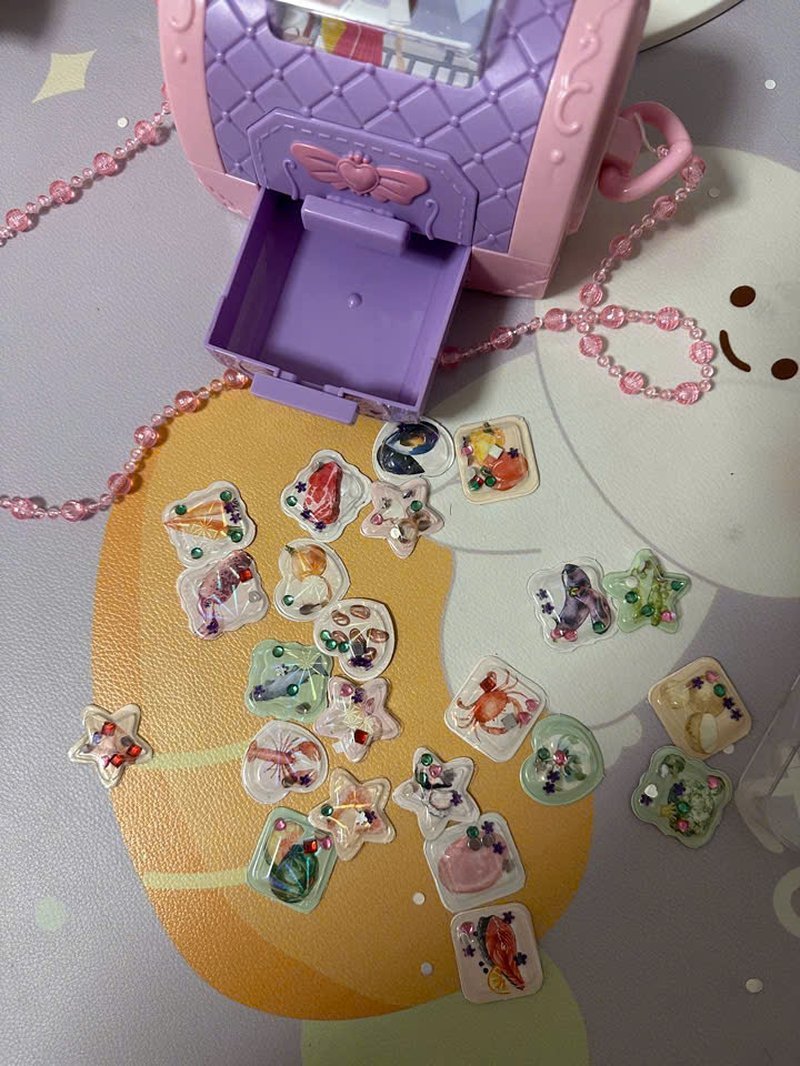 DIY Sticker Maker – Create Your Own 3D Stickers Toy Kit with Strap, No Batteries Required, Safe for Ages 3+