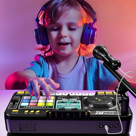 DJ Mixer Pretend Play Toy – Musical Instrument Learning Toy for Kids Creativity
