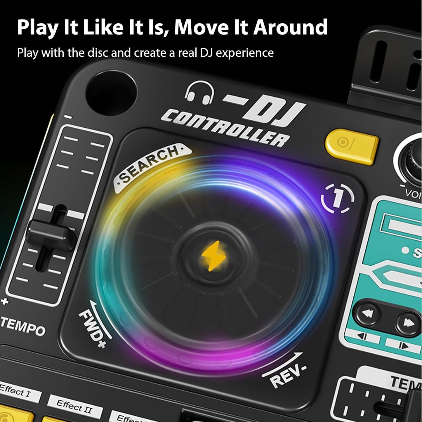 DJ Mixer Pretend Play Toy – Musical Instrument Learning Toy for Kids Creativity