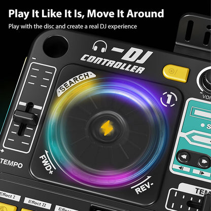 DJ Mixer Pretend Play Toy – Musical Instrument Learning Toy for Kids Creativity