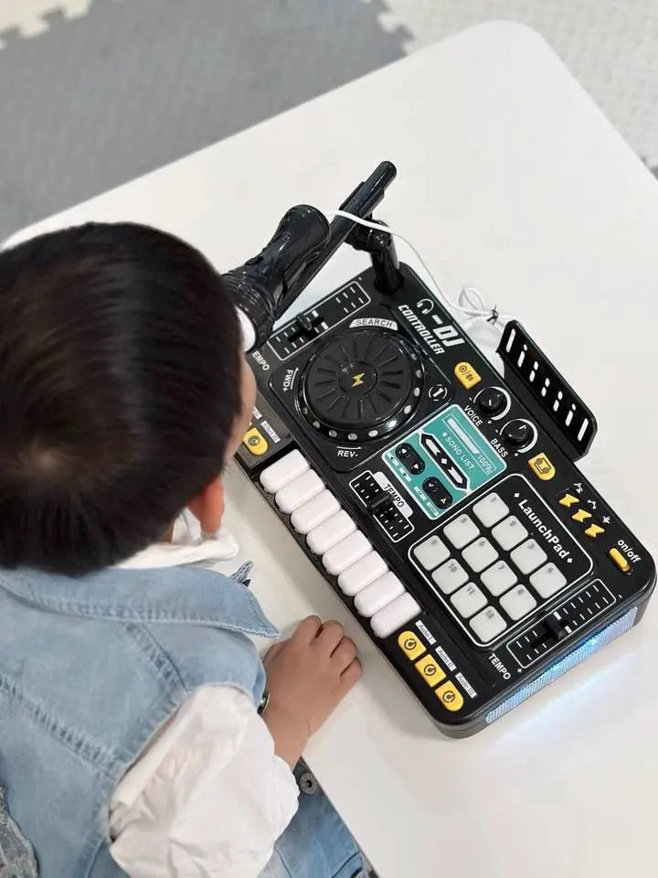 DJ Mixer Pretend Play Toy – Musical Instrument Learning Toy for Kids Creativity