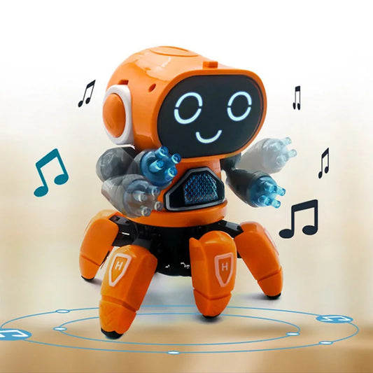 Dance Music Robot - Screen-Free Toy, Boosts Sensory Skills, Movement & Group Interaction, Safe for Ages 3+