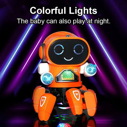 Dance Music Robot - Screen-Free Toy, Boosts Sensory Skills, Movement & Group Interaction, Safe for Ages 3+