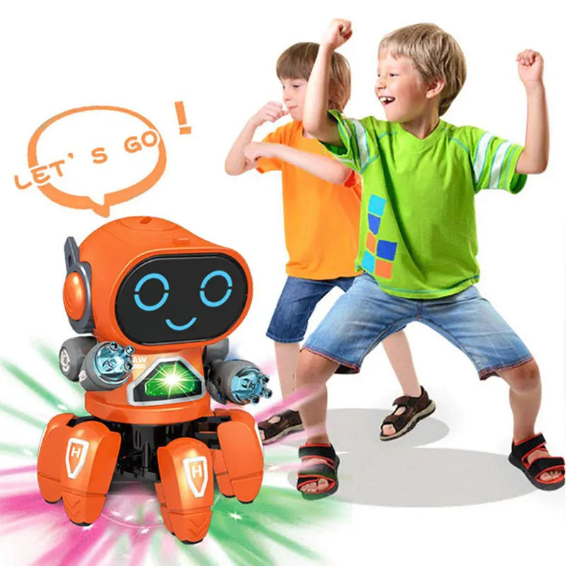 Dance Music Robot - Screen-Free Toy, Boosts Sensory Skills, Movement & Group Interaction, Safe for Ages 3+