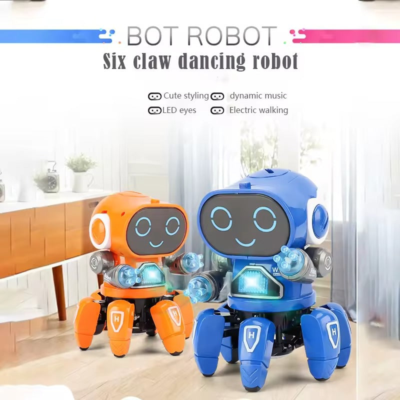 Dance Music Robot - Screen-Free Toy, Boosts Sensory Skills, Movement & Group Interaction, Safe for Ages 3+