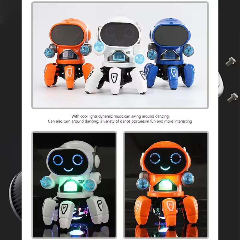 Dance Music Robot - Screen-Free Toy, Boosts Sensory Skills, Movement & Group Interaction, Safe for Ages 3+