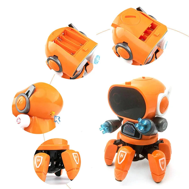 Dance Music Robot - Screen-Free Toy, Boosts Sensory Skills, Movement & Group Interaction, Safe for Ages 3+