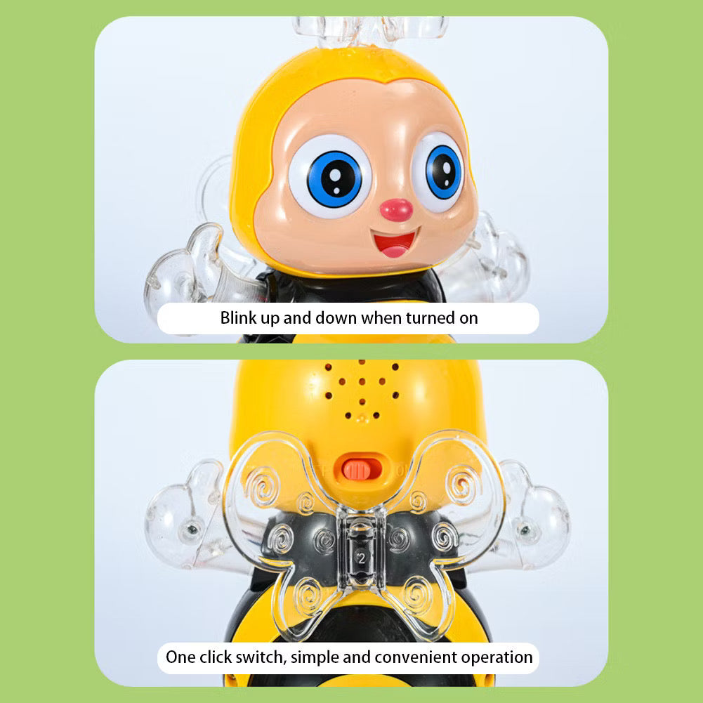 Dancing Bee with Flashing LED Lights, Music Playback, and Interactive Action, Safe for Ages 3+