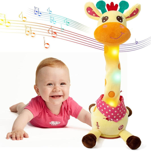 Dancing Giraffe Toy with Music & Lights, Records and Repeats Voices, Safe for Ages 3+