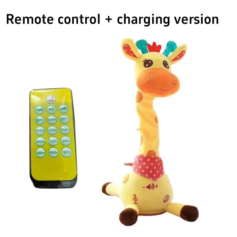 Dancing Giraffe Toy with Music & Lights, Records and Repeats Voices, Safe for Ages 3+