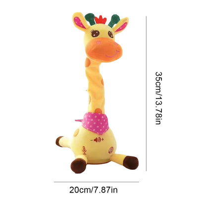 Dancing Giraffe Toy with Music & Lights, Records and Repeats Voices, Safe for Ages 3+