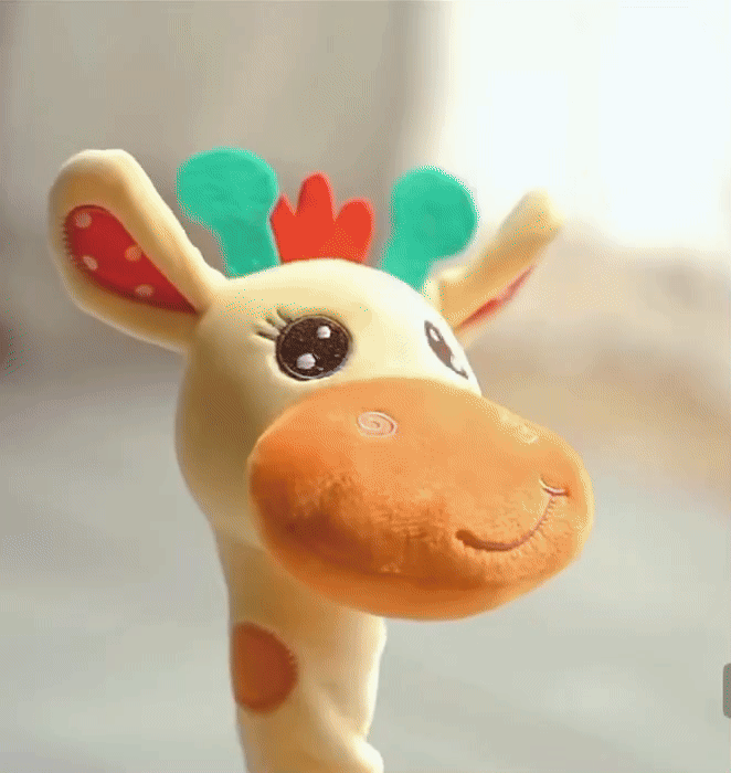 Dancing Giraffe Toy with Music & Lights, Records and Repeats Voices, Safe for Ages 3+
