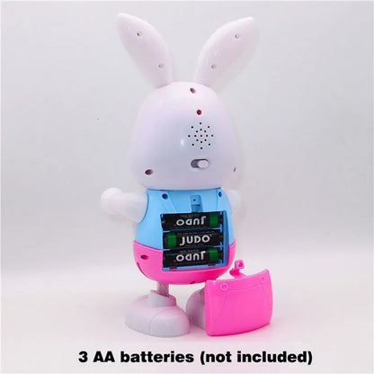 Dancing Rabbit Toy with Lights With LED, Music Drumming, Voice Imitation, Educational Fun for Ages 3+