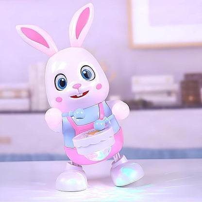 Dancing Rabbit Toy with Lights With LED, Music Drumming, Voice Imitation, Educational Fun for Ages 3+