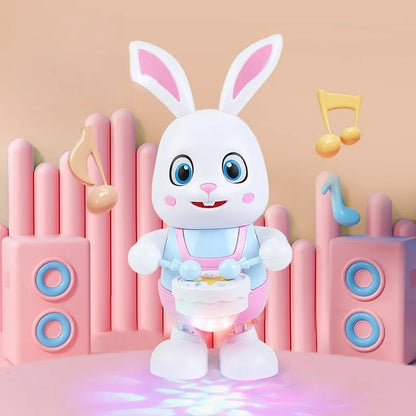 Dancing Rabbit Toy with Lights With LED, Music Drumming, Voice Imitation, Educational Fun for Ages 3+