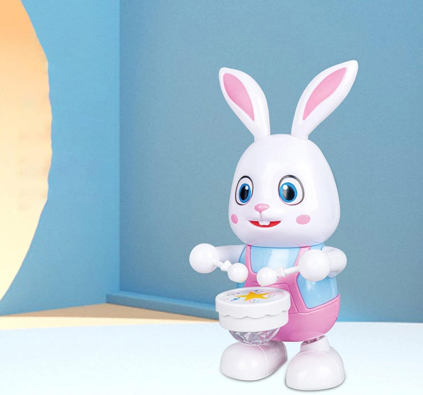 Dancing Rabbit Toy with Lights With LED, Music Drumming, Voice Imitation, Educational Fun for Ages 3+