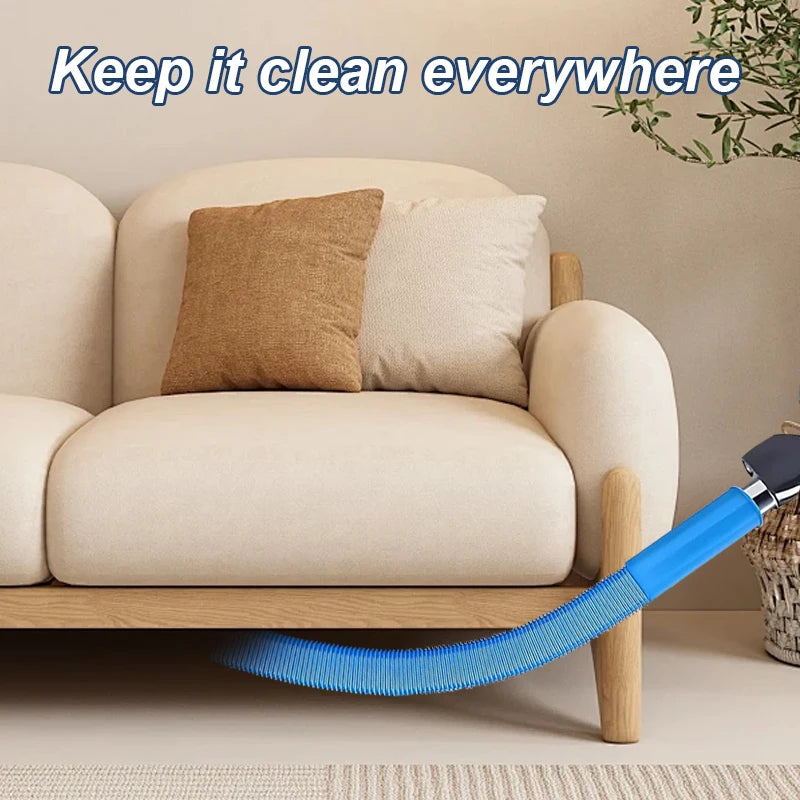 Deep Clean Dryer Vent Kit with Universal Vacuum Adapter, Flexible and Extendable Hose
