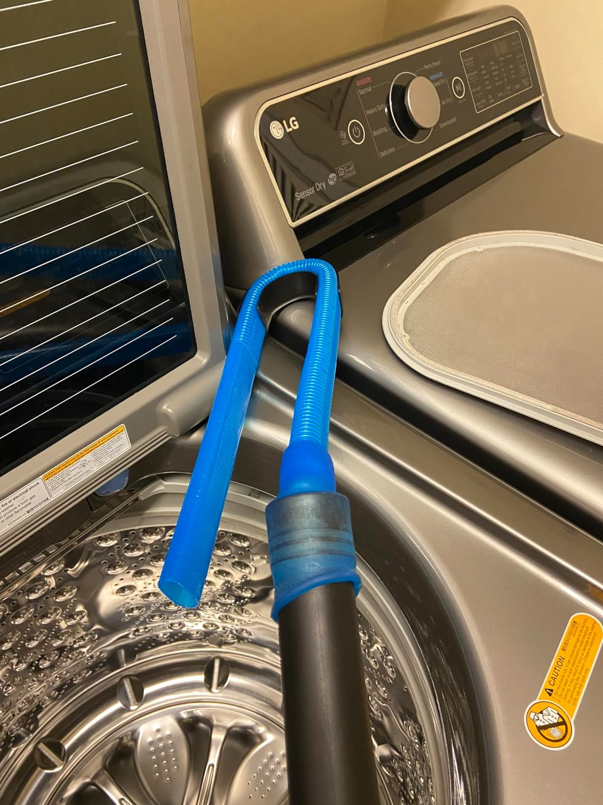 Deep Clean Dryer Vent Kit with Universal Vacuum Adapter, Flexible and Extendable Hose