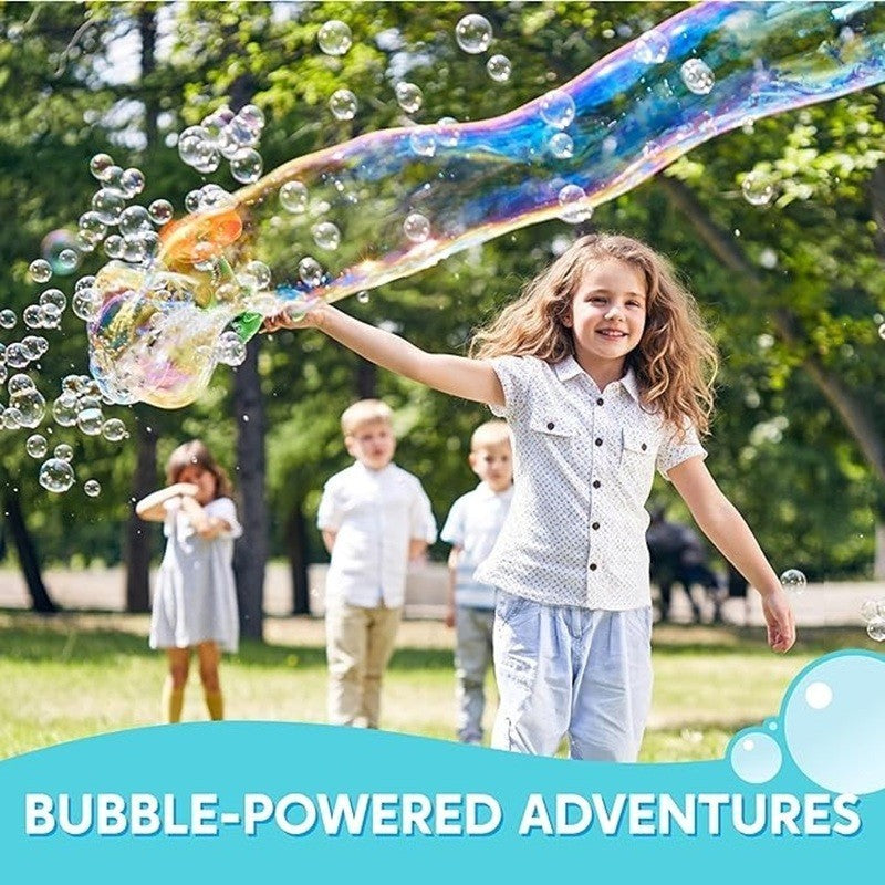 Delightful Dinosaur Bubble Blaster with High Power, Easy to Use,  ABS Plastic, Safe for Ages 6+