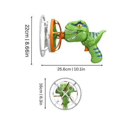 Delightful Dinosaur Bubble Blaster with High Power, Easy to Use,  ABS Plastic, Safe for Ages 6+