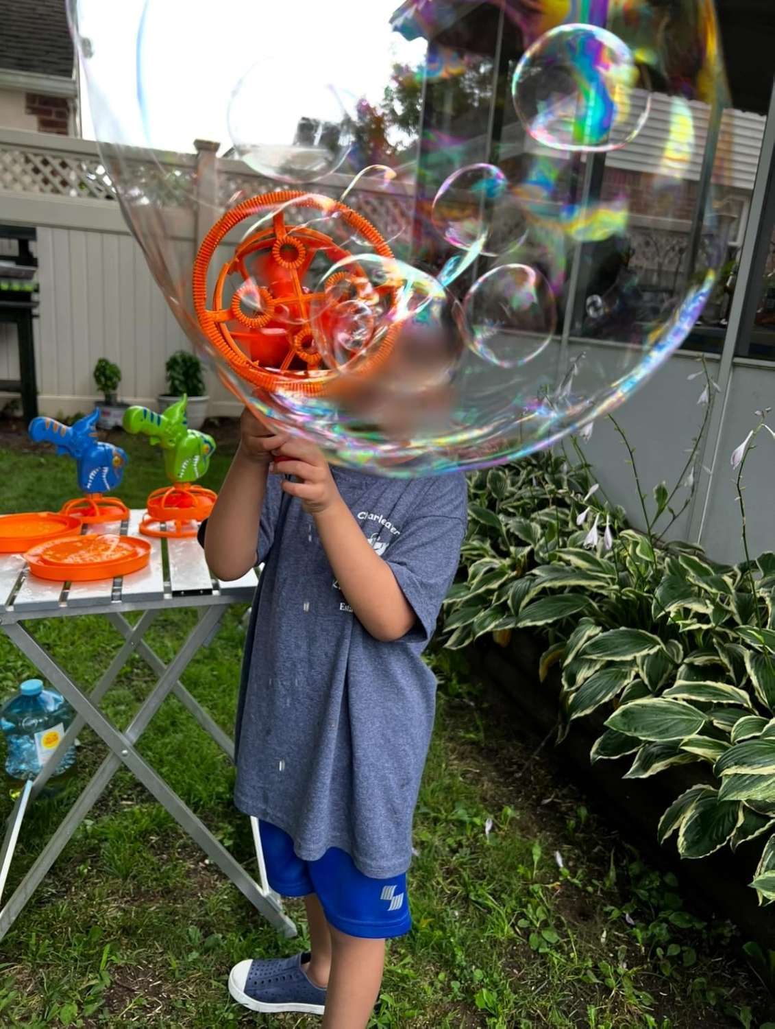 Delightful Dinosaur Bubble Blaster with High Power, Easy to Use,  ABS Plastic, Safe for Ages 6+