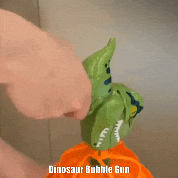 Delightful Dinosaur Bubble Blaster with High Power, Easy to Use,  ABS Plastic, Safe for Ages 6+