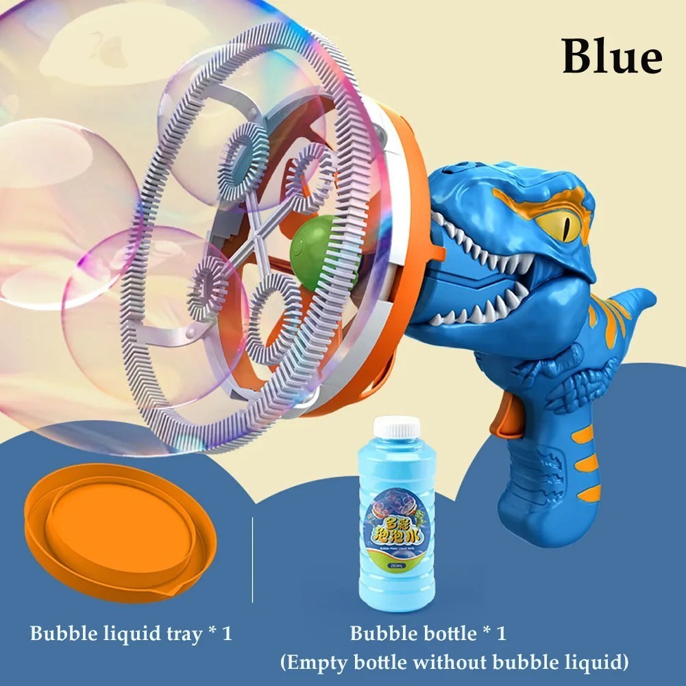 Delightful Dinosaur Bubble Blaster with High Power, Easy to Use,  ABS Plastic, Safe for Ages 6+