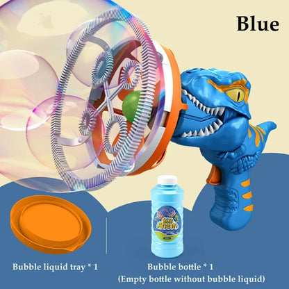Delightful Dinosaur Bubble Blaster with High Power, Easy to Use,  ABS Plastic, Safe for Ages 6+