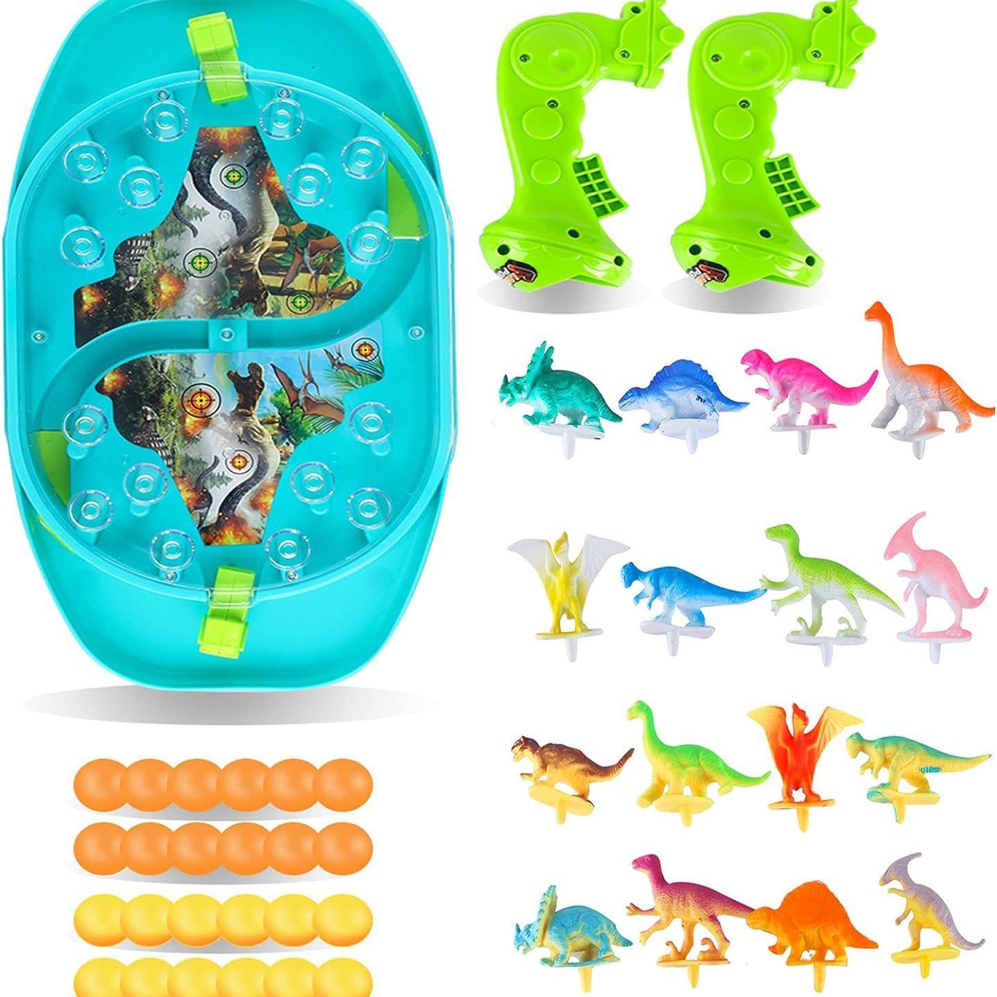 Dinosaur Battle Game with ABS Plastic, No Battery Needed, Sound Effects, Safe for Kids 3+