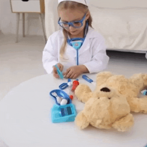 Doctor Playset – Pretend Medical Station with Lights and Realistic Features for Ages 3+