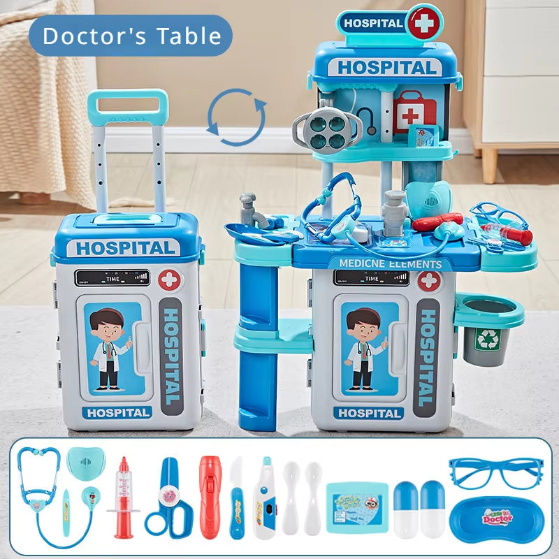 Doctor Playset – Pretend Medical Station with Lights and Realistic Features for Ages 3+