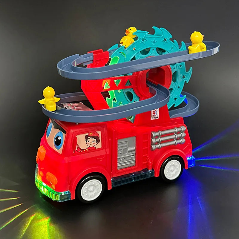 Duck Climbing Toy with Lights, Music, Duck Ladder, Develop Motor and Cognitive, Safe for Ages 6 month+